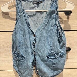 Denim Blue Vest